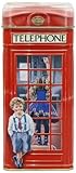 Collectible British Telephone Kiosk Money Box/Bank with 200g English Cream Dairy Toffee