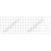BLANK CLEAR TRANSPARENT KEYBOARD STICKERS (DESKTOP, LAPTOP AND NOTEBOOK)