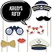 Custom Ahoy Nautical Photo Booth Props - Personalized Anchor Theme Nautical Party Supplies - 20 Selfie Props