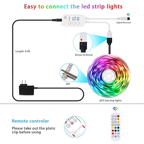 Zataye 65 6 Feet Led Strip Lights For Bedroom at Claudio Smiley blog