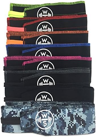 Premium Wrist Wraps By WODshop | Durable Polyester &amp; Cotton Blend Material | Great Wrist Support &amp; Full Range Of Motion | Ideal For Powerlifting, Weight Lifting, Bodybuilding &amp; Crossfit | Men &amp; Women