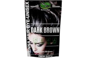 1 Pack Of Dark Brown Henna Hair & Beard Color/Dye 150 Grams - Natural Hair Color, Plant-based Hair Dye - The Henna Guys