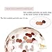 Rose Gold Confetti Balloons Set | 12 inch Premium Original Latex Balloons for Birthday Rose Gold Party Decorations, Bridal and Baby Shower, Wedding, Proposal(20 Pack)