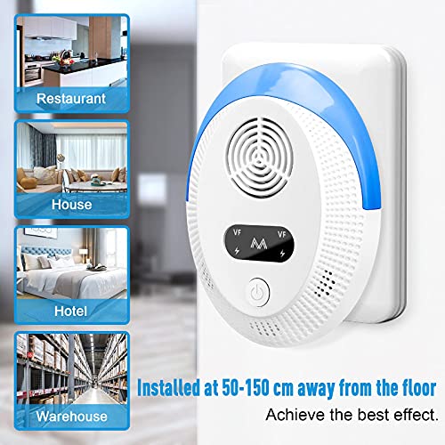 Uniiking® 2025 Upgraded Ultrasonic Pest & Insect Repeller, Ultrasonic Repellent for Roach, Rodent, Mouse, Bugs, Mosquito, Mice, Spider, Ant, Electronic Plug in Pest Deterrent, 2 Packs