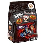 HERSHEY'S Halloween Demon Treats Snack Size Assortment (48.05-Ounce Bag, 125 Pieces)