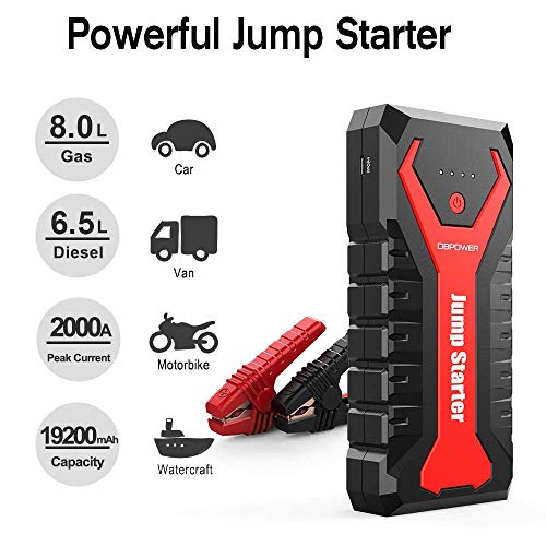 1 DBPOWER+19200mAh+Portable+Starter+Flashlight