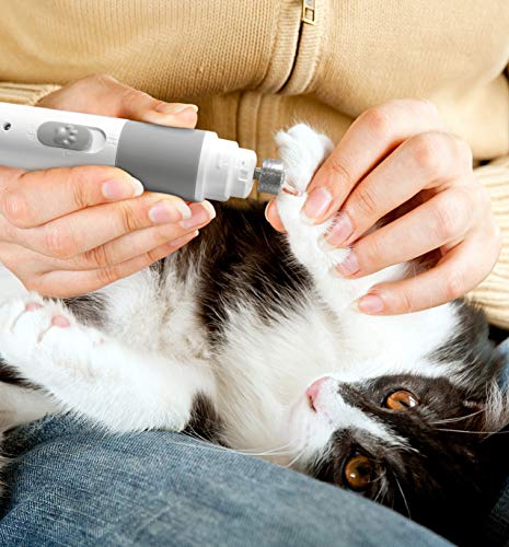 Pet Nail Grinder, Dog Cat Nail Clippers, Painless Pet Nail Trimmer, Electric Dog Cat Nail Trimmer, Dog Nail / Toenail File Grinder, Portable & USB Rechargeable Grooming Tools for Small and Large Dogs - Thumbnail 4