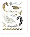 Terra Tattoos Black Mehndi Inspired Temporary Tattoos 75+ Henna Designs Flowers, Butterfly, Bows Waterproof Nontoxic Long Lasting Perfect for Beach, Festivals, & more!