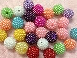 10pc 20mm Acrylic Berry Gumball Chunky Bubblegum Beads Bracelet Earrings Neck...