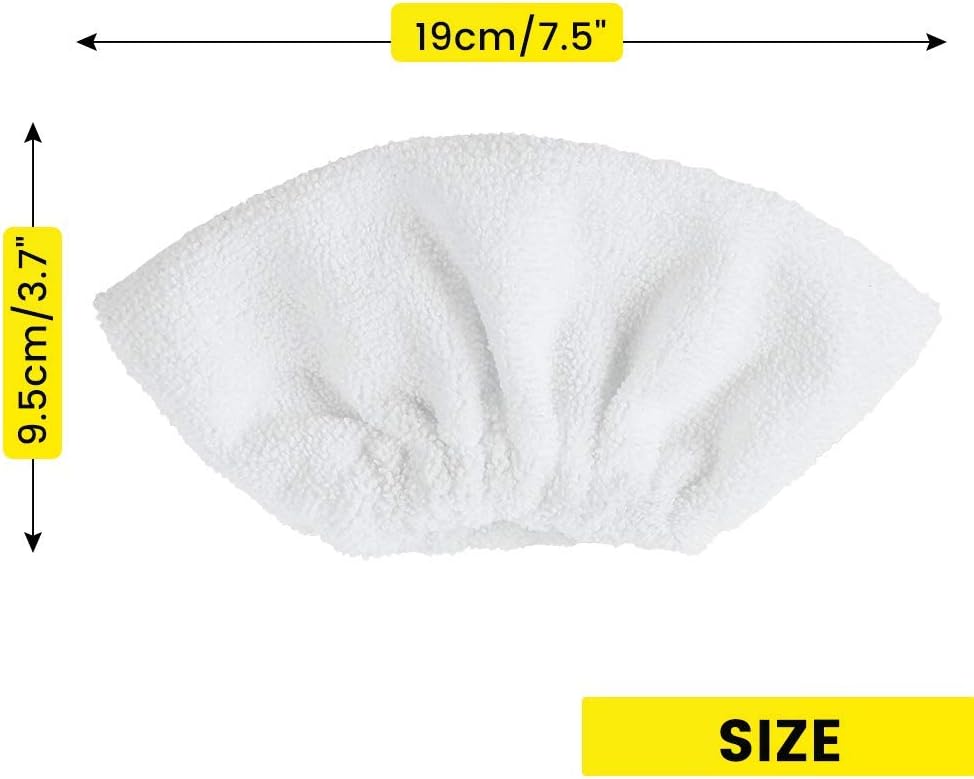 Sunnila 10 Microfibre Cloth Cover Pads Set Washable 5 Floor Nozzles + 5 Hand Nozzles for Kärcher EasyFix SC1, SC2, SC3, SC4 - Image 4