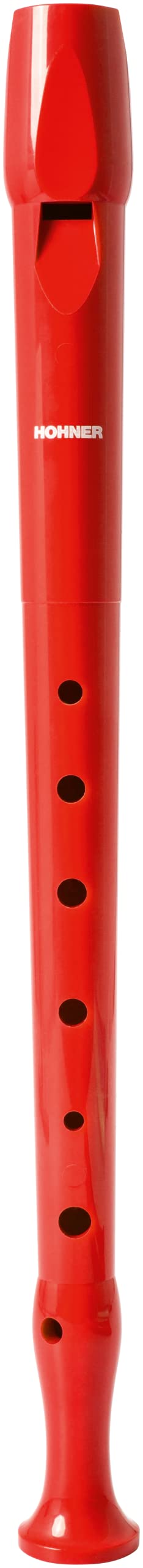 Hohner Recorder Plastic Red, C-soprano, Melody Line, German Fingering, Red