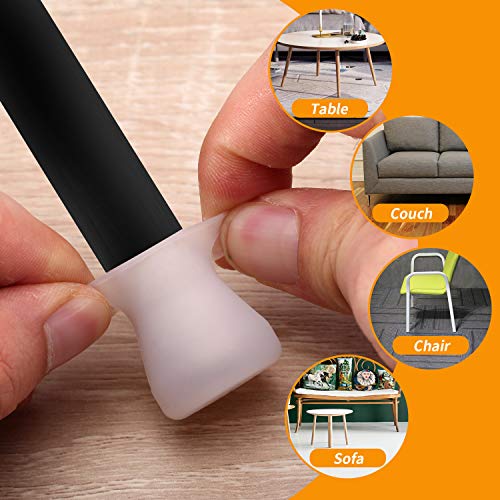 Extra Small Silicon Chair Leg Floor Protectors Furniture Table Feet