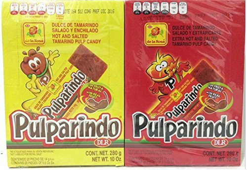 Pulparindo Classic and Extra Hot Bundle (2 Pack)