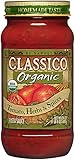 Classico Organic Tomato, Herbs & Spices Pasta Sauce, 24 Ounce