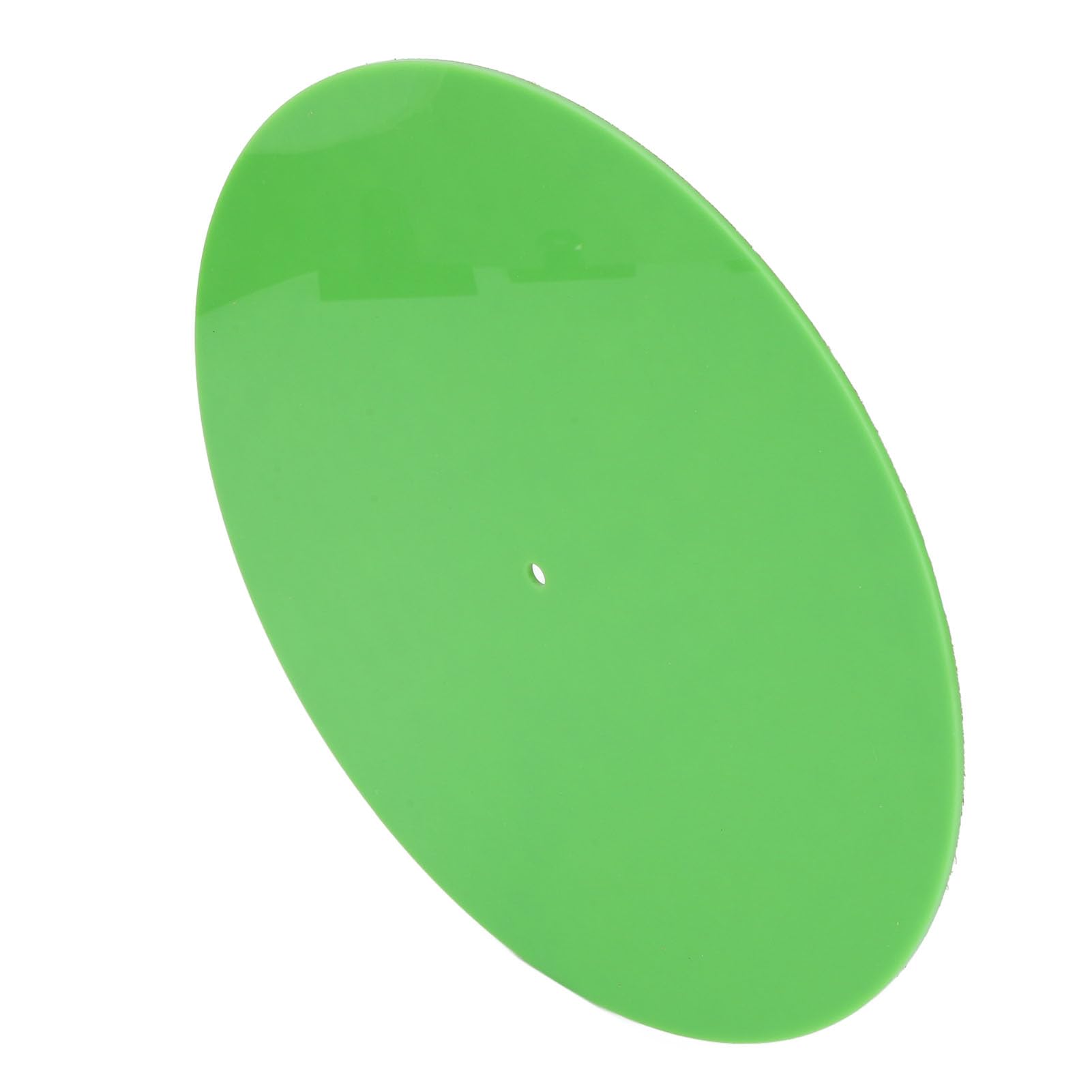 Record Slipmat, Reduce Static Dust Noise Acrylic Tight Definition Bass Turntable Mat for 12 Inch Record Player (Green)