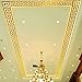 Pulison(TM)10pcs DIY Modern Acrylic Plastic Mirror Sticker Ar-hall Bedroom (Gold)