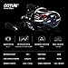 Goture Baitcasting Reel,/Carbon Fiber Drag 22LB/18LB 7.1:1/6.3:1 Gear Ratio Magnetic Brake/Dual-Brakes System