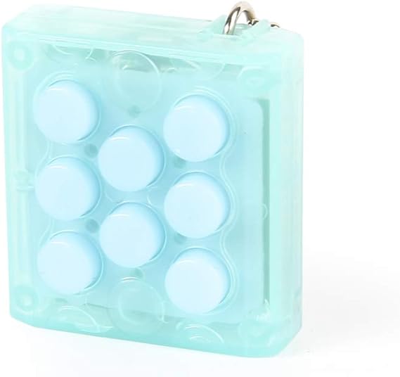 jsadfojas Bubble Wrap Keychain Infinity Pop Pop Relieve Stress Bubble