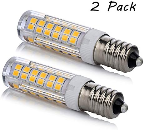 E14 led light bulb 5W, 40W or 50W e14 base incandescent bulb or halogen lamp replacement, Dimmable led e14, Warm White 3000K 450lm – pack of 2