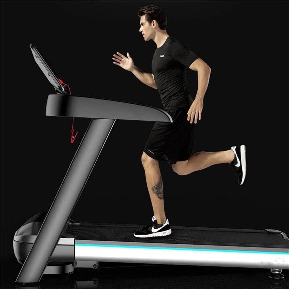 LUHUIYUAN Treadmills for Home Office, Flat Fitness Equipment Small Silent Sports Exercise Machine Mini Folding Walking Jogging Machine Easy Assembly Electric Motorized Running Machine
