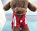 Idepet(TM) Adidog Pet Dog Cat Clothes 4 Legs Cotton Puppy Hoodies Coat Sweater Costumes Dog Jacket (M, Red)