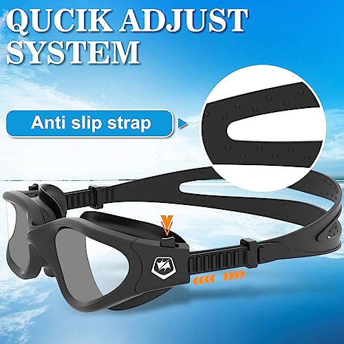 WIN.MAX Swimming Goggles Swim Pool Goggles Anti Fog Anti UV No Leakage Clear Vision for Men Women Adults Teenagers