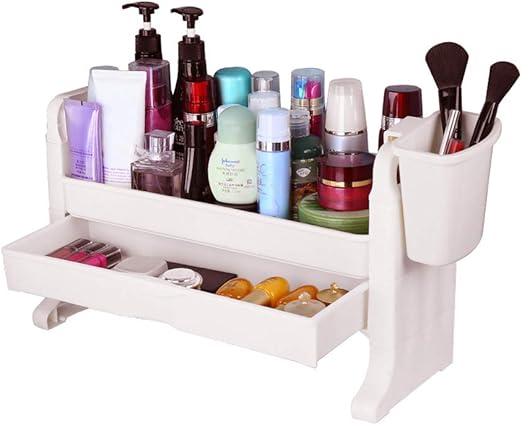 Amazon Com Baoyouni Plastic Makeup Organizer Caddy Cosmetic