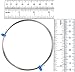 Niobium Wire, 21 Gauge AWG (21ga/.029 inch/.7366mm Diameter), 5 Feet (60 Inches/1.524 Meters Minimum) Coil (Natural - Unanodized) Unannealed