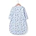 OuYun Baby Sleeping Bag Single Layer Cotton Wearable Blanket Spring Autumn, Small