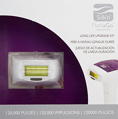 Silk'n Flash&Go Long Life Upgrade Kit Cartridge for At Home Permanent Hair Removal Device for Women and Men - 120,000 Pulses