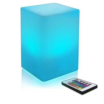 Schlafzimmer Nachtlicht Farbwechsel LED Stimmungslicht für Kinder und Erwachsene - 8 Level Dimming - 16 RGB Farben - Wiederau