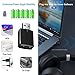 Upgraded USB Bluetooth Transmitter Receiver 3 in 1, Bluetooth 5.0 EDR Adapter Dongle for TV PC Headphones Home Stereo Car, HIFI Wireless Audio Adapter with 3.5mm AUX, USB Power Supply/Plug and Playthumb 3