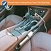 Coitak 2 PCS Car Seat Gap Organizer, PU Full Leather Car Seat Console Organizer, Black Car Seat Gap Filler