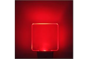 U4GLORY Red Night Lights Plug in 2 Pack, 0.5W Red Light Night Light with Dusk to Dawn Sensor, Auto On/Off LED Night Light Plug into Wall Pefect for Babyroom, Bedroom, Bathroom