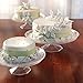 Platter Pleasers Cupcake/Cake Stand - 3 Piece set - Clear/White (Clear)