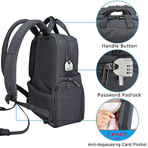 CADeN Travel DSLR/SLR Camera Backpack with USB Charging Port Tripod