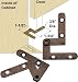 Platte River 951295, Hardware, Hinges, Specialty, Right Angle Pivot Hinge Statuary Bronze