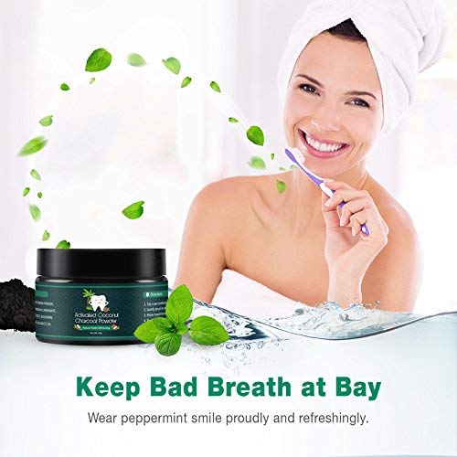 image for Lantique Natural Teeth Whitening Powder with Coconut Activated Charcoa