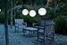 Allsop Home and Garden 30403 Soji Illume 14” Round LED Outdoor Solar Lantern, Handmade with Weather-Resistant UV Rated Nylon, Stainless Steel Hardware, Auto sensor on/off, Chinese Style Globe Light, White (1-count)