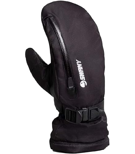 Swany Men's Bocco Full Leather Warm Insulated Winter Snow Cold