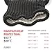 Premium Flamen Heat Resistant Gloves (932F, 500C), Aramid Oven mitts with Maximum Heat Resistance for Daily Kitchen Camping Cooking Grill and BBQ Use Perfect Grip and Universal Size