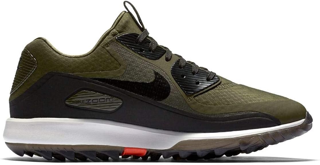 Amazon.com | Nike Air Zoom 90 IT Spikeless Golf Shoes 2017 Cargo Khaki/Black/Summit White Medium 