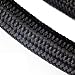 -8 AN Nylon/Stainless Steel Braided Fuel Line Hose AN8 8-AN 10FEET 3 Meter BLACK