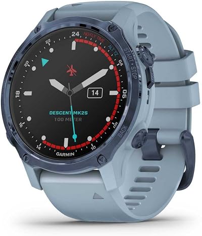 Garmin Descent Mk2S Men's Diver Watch Mineral Blue Dive Computer 010-02403-07