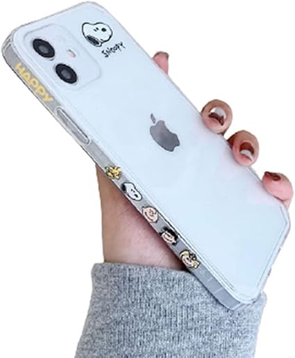 Amazon Co Jp Iphoneケース スヌーピー 可愛い シンプル 携帯カバー クリアケース 韓国 人気 おしゃれ アイフォンケース スマホカバー 側面に可愛い カップルケース 黄ばまない 割れない Iphone12 Iphone12promax Iphone11 萌え 最新型全対応 家電 カメラ