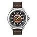 Timex Men's T499089J Expedition Rugged Field Stainless Steel Watch with Leather Band