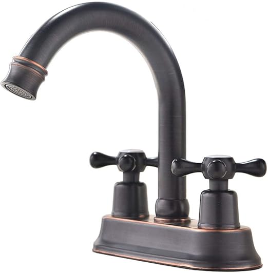 2 Handle Faucet Sink Bathroom Bath Kitchen Stainless Steel Oil