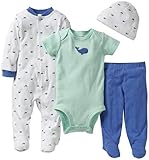 Carter's Baby Boys' 4 Piece Layette Set