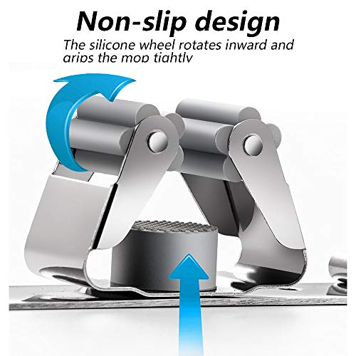image for DGSL Broom Mop Holder Heavy Duty Wall Mount Stainless Steel Wall Mount