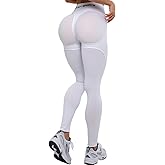 Bona Fide Butt Lifting Leggings for Women - Scrunch Butt Leggings High Waisted Tummy Control - Gym Workout Yoga Pants